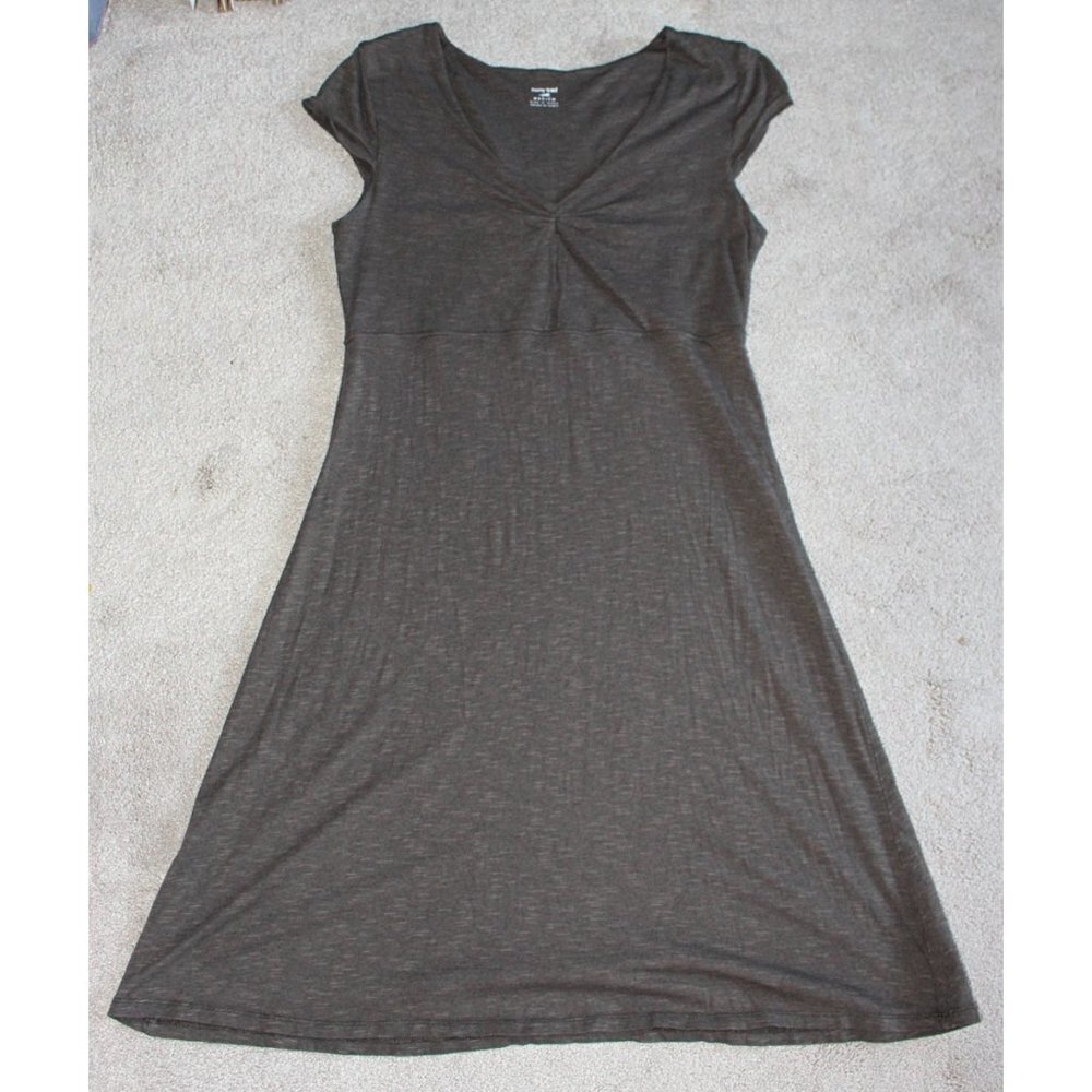 Horny Toad (Toad & Co)  - Rosemarie A-Line Dress in Bark Brown - size Medium - Picture 2 of 9